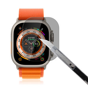 Film de <span class=keywords><strong>protection</strong></span> plein écran trempé Anti-peeping pour <span class=keywords><strong>Apple</strong></span> <span class=keywords><strong>Watch</strong></span> Ultra 49mm pour iwatch série 8 <span class=keywords><strong>7</strong></span> 6 5 - Product Image 5