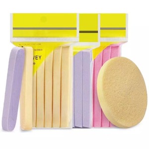 Hivey Compressed Facial Cleansing Puffs PVA Round Makeup Puff Portable 12 Pieces Per Pack - Product Image 3