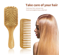 Offre Spéciale brosses à cheveux promotionnelles et peignes professionnel rapide lisseur brosse à cheveux en bambou