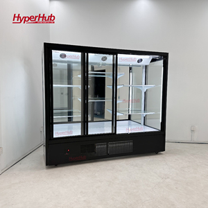 <span class=keywords><strong>Réfrigérateur</strong></span> Vitrine Commercial pour Fleurs à Refroidissement par Air, <span class=keywords><strong>Porte</strong></span> Vitrée Personnalisée, Vente Directe Usine - Product Image 4