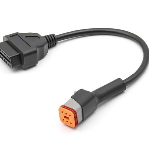 Cable Adaptador OBD2 a 6 Pines para Motocicletas Harley-Davidson, Conector Negro para Herramienta de Diagnóstico - Product Image 4