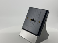 Interruptor de Palanca Elegante de Madera de Nogal, Estándar del Reino Unido 86, Duradero, de 1/2/3/4 Vías, Precio Directo de Fábrica, para Uso Doméstico y Hotelero