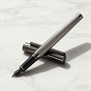 Persol Golden <b>Silver</b> Luxury Business High-End Metal Fountain <b>Pen</b> with Custom Logo 0.5mm Writing Diameter Student Corporate Gifts - Product Image 4
