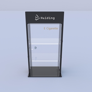 Moderne transparante acryl vitrinekasten, fabrieksgecustomizeerde rechthoekige afsluitbare rekken met 3 planken, glanzend. - Product Image 4