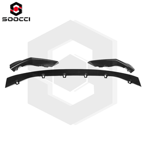Séparateur avant en fibre de carbone sèche M3 M4 Style MP pour <span class=keywords><strong>BMW</strong></span> G80 G81 M3 G82 G83 M4 mise à niveau avant Scoop pare-chocs lèvre Spoiler menton nouveau - Product Image 4