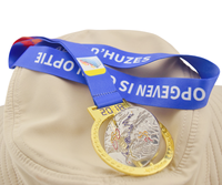 Médaille de cyclisme personnalisée Tour de Matra Hongrie Or - Médaille commémorative personnalisée pour le vélo, récompense de course Emdal