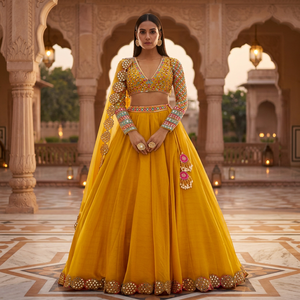 Lehenga ชุดแต่งงานสำหรับผู้หญิงชุดแต่งงานชุดแต่งงาน2023ชุดแต่งงานสำหรับเจ้าสาวดีไซน์ใหม่ - Product Image 2