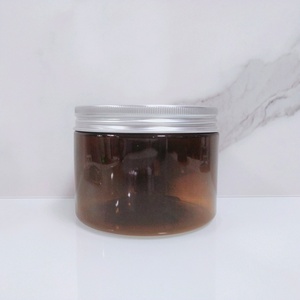 Empty 50 100 200 300 500 Ml Frosted <b>Plastic</b> Pet Cosmetic Hair Gel Cream Body Butter Scrub Container Black Cosmetic <b>Jars</b> - Product Image 4