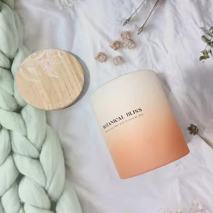 Velas aromáticas de lujo más vendidas, mechas de algodón, tarro de cristal, cera de parafina perfumada personalizada, cera de Gel, Diwali, religión, aromaterapia - Product Image 3