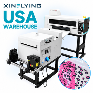 États-Unis Imprimante DTF d'entrepôt 2x1600 têtes avec machine à secouer la poudre pour petites entreprises, service en ligne 24/7 - Product Image 1