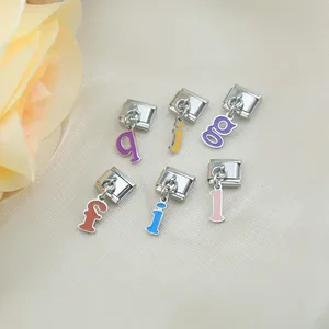 Hapiship 2024 ผู้หญิงหญิงสีภาษาอังกฤษA-Z 26 ตัวอักษรCharmภาษาอิตาลีLinks Fit 9 มม.สร้อยข้อมือสแตนเลสเครื่องประดับDJ865 - Product Image 4