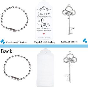 Recuerdos de Boda, Abrebotellas con Forma de Llave, Recuerdos <span class=keywords><strong>para</strong></span> Despedida de Soltera, Tarjeta de Agradecimiento, Etiqueta, Recuerdos <span class=keywords><strong>para</strong></span> Baby Shower, Recuerdos <span class=keywords><strong>para</strong></span> Invitados, Souvenirs <span class=keywords><strong>para</strong></span> Invitados al por Mayor - Product Image 2