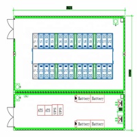 Conteneur de centre de données IA empilable 20 et 40 pieds avec climatiseur de précision pour cluster de formation GPU