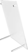 Cadre photo de bureau moderne en acrylique magnétique transparent avec cadre de support moins design pour la décoration de la maison et du bureau