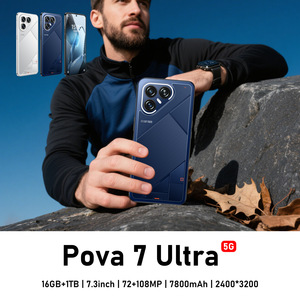 Nuevo Teléfono Inteligente Pova <span class=keywords><strong>7</strong></span> Ultra 2025, 16+1TB, 4G/5G, Android 15, Versión Global, Experiencia Real, Desbloqueo Rápido por Huella Dactilar, LED - Product Image 5
