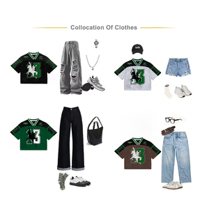 T-shirts Hip Hop pour Hommes de Premier Rang, Spandex/Polyester 200g, Impression Numérique, Patchwork, Séchage Rapide, Service OEM - Product Image 3