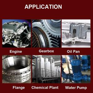 مانع تسرب سيليكون RTV مقاوم للحرارة بسعر رخيص، حمضي محايد، لون أحمر 3+3 - Product Image 5