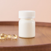 Bouteille en HDPE de petite capacité 60 ml avec bouchon sécurité enfant, pour comprimés, capsules, compléments alimentaires, conteneur de médicaments pour pharmacie, gain de place
