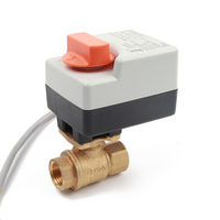 Vanne proportionnelle 4-20ma 0-10v DN15 Système de contrôle de l'eau de 1/2 pouces Vanne modulante à 2 voies