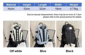 Bán buôn Nylon chống thấm nước ngoài trời Ba lô công suất lớn đa chức năng leo núi Túi phía Bắc lớn bắn mặt ba lô - Product Image 6