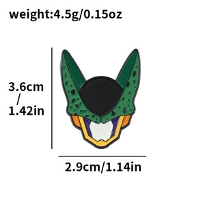 <span class=keywords><strong>77</strong></span> diseños lindo Anime Logo insignia sombrero tela bolsa broche dibujos animados Dragoned Ball Goku <span class=keywords><strong>Vegeta</strong></span> Metal esmalte Collar broche pines - Product Image 5