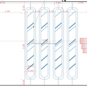 יצרן מותאם אישית סגלגל מתלה זכוכית מתכת מנתקת מחיצת לוח נירוסטה מסגרת נירוסטה & חוצץ חדר - Product Image 2