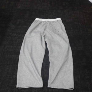 Men's Cotton Sweatpants Elastic Waist Drawstring Casual <b>Pants</b> Side Pockets Autumn Wear Custom - Product Image 3