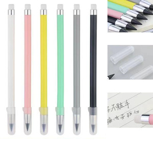 Nouveaux crayons effaçables standard Black Tech Macaron Color Perpetual Pencil qui ne sont pas faciles à casser <span class=keywords><strong>sans</strong></span> affûter - Product Image 5