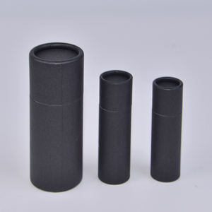 Hersteller Zylinder weiß schwarz Kraft benutzer definierte 0,3 Unzen 0,5 Unzen 2 Unzen Push-up Papier Lippen balsam Röhren Verpackung - Product Image 3