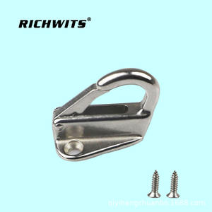 Crochets à manteau en acier inoxydable Zhibo, accessoires de quincaillerie marine pour yacht et bateau, crochets à manteau de type crochet - Product Image 4