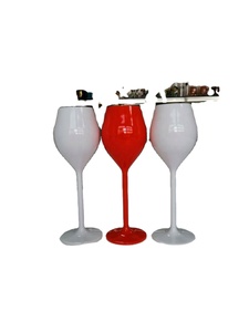 Copas de Champán Reutilizables Creativas Personalizadas al por Mayor, Copas de Vino de Plástico de 130 ml para Fiestas, Catering, Bodas, Hoteles - Product Image 4
