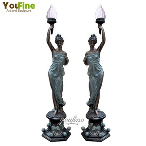 <span class=keywords><strong>Lampe</strong></span> décorative en bronze antique pour femmes à vendre - Product Image 1
