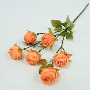 Rami di Rose Artificiali a 6 Teste con Stelo Lungo in Seta, Nuovi Arrivi per Decorazioni Casa e Matrimonio - Product Image 2