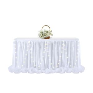 Grass Skirt for <b>Table</b> <b>Table</b> Skirts for Sale Tulle <b>Table</b> Skirt 9ft Baby's Birthday Party - Product Image 5