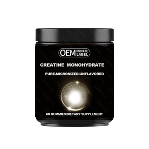 Créatine monohydrate en poudre OEM 500 grammes, soutient l'exercice physique, poudre de créatine pour la santé, la force, régime végétarien - Product Image 1