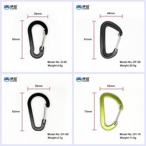 Mosquetón de Aluminio con Resorte y Logotipo Personalizado de Fábrica Ewang, Gancho para Colgar Hamacas - Product Image 3