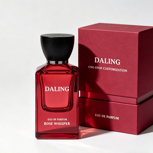 Flacon de parfum vide en verre <span class=keywords><strong>carré</strong></span> de luxe 30ml 50ml 100ml avec bouchon en <span class=keywords><strong>bois</strong></span>, flacon de parfum rectangulaire, boîte personnalisée - Product Image 2