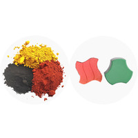 Poudre d'oxyde de fer pigmenté pour interlock