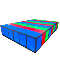 Plancher de danse LED à pixels RGB, nouveau design, pour soirées, discothèques, mariages, événements, activé par le son, contrôle DMX512