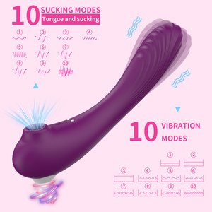 Potente Vibrador de Punto G para una Penetración Profunda, Masajeador de Dildo Vibrador Suave de Silicona Completa para el Clítoris con 10 Vibraciones - Product Image 4