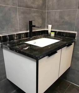 Plaque de dalle de marbre noir galaxie naturelle polie pour comptoirs mur pavé matériaux décoratifs extérieurs <span class=keywords><strong>escalier</strong></span> - Product Image 4