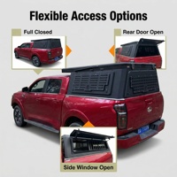 Toldo Manual Impermeable de Aleación de Aluminio con Bloqueo para Todoterreno, para Toyota GR Sport 2022+, Accesorios Gazoo Racing
