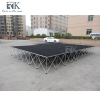 Scène de concert à installation rapide, scène pliante, plateforme modulaire