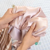 Bonnet en peluche double couche 100% de haute qualité avec logo personnalisé, grade 6A, pour la nuit, couvre-chef unisexe de créateur pour tous les jours et l'extérieur