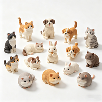 Mini Figuras de Acción de Animales de Resina, Diseño Novedoso, Juguetes de Plástico para Niños