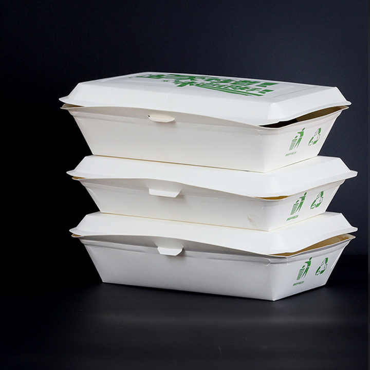 Custom Logo Fast Food Take Out Disposable Paper Box for Restaurant ...