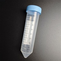 Tube à centrifuger blanc jetable de haute qualité pour laboratoire médical, fond conique, gradué, 15 ml