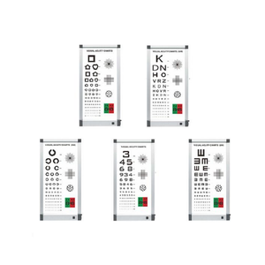 LED óptico, 5m, agudeza Visual, tabla de prueba de visión ocular