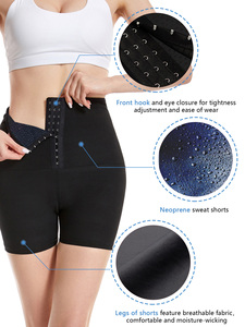Innovador Cierre de gancho y ojo para pérdida de peso acelerada y pantalones cortos de sauna de tecnología avanzada para mujeres - Product Image 4
