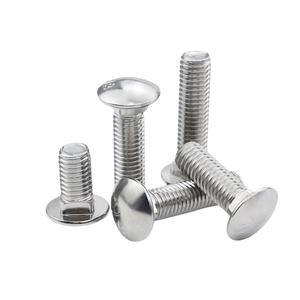 Tornillos de cabeza de hongo de acero inoxidable 304 con cuello cuadrado, tornillos de carrocería, tornillos de montaje - Product Image 1